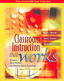 classroom instruction that works ascd marzano robert j classroom instruction that works marzano