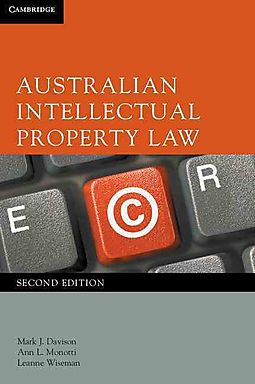 Australian Intellectual Property Law Davison Mark J